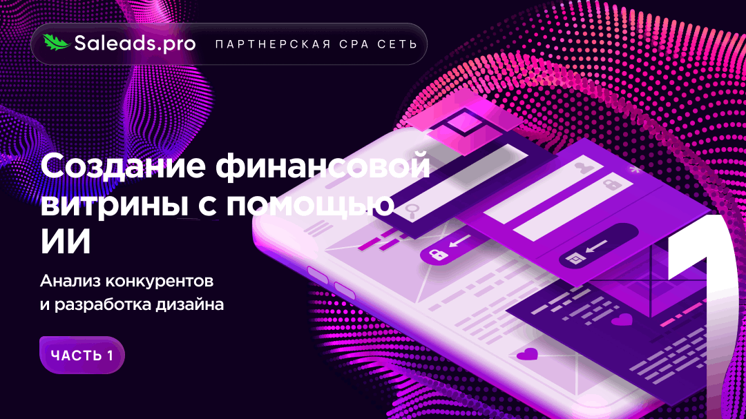 Создание финансовой витрины с помощью ИИ. Часть 1. Анализ конкурентов и разработка дизайна