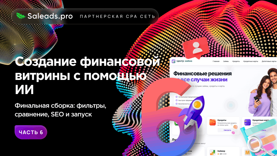 Создание финансовой витрины с помощью ИИ. Часть 6. Финальная сборка: фильтры, сравнение, SEO и запуск