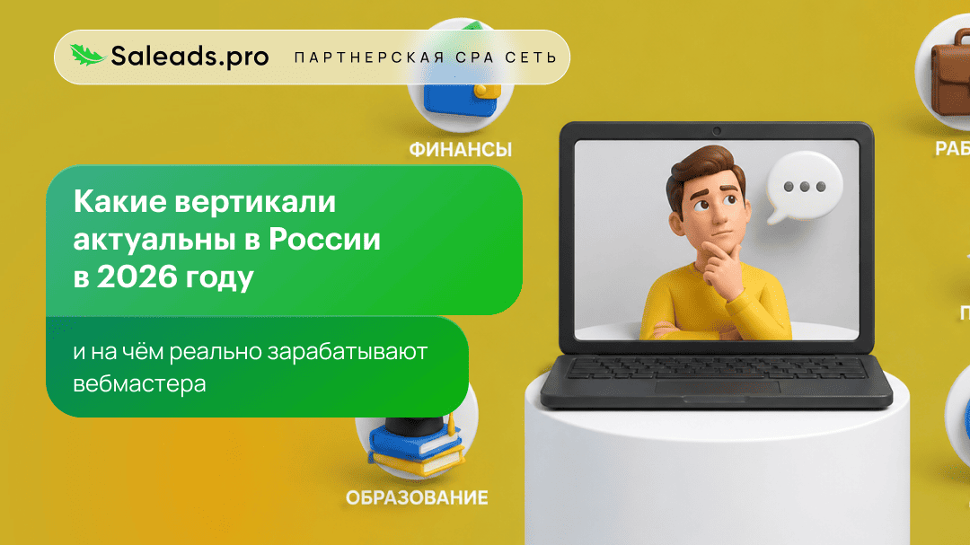 Какие вертикали актуальны в России в 2026 году и на чём реально зарабатывают вебмастера