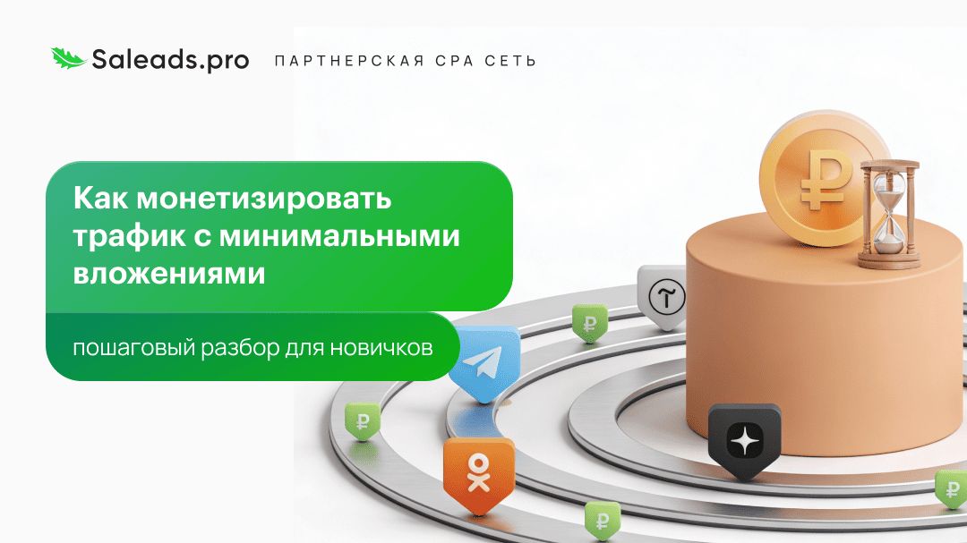 Как монетизировать трафик с минимальными вложениями: пошаговый разбор для новичков