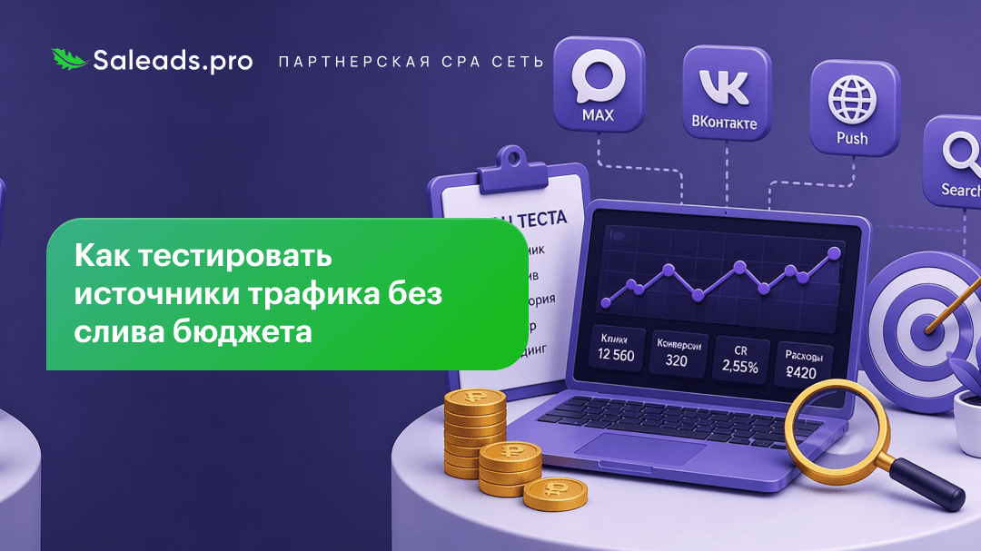 Как тестировать источники трафика без слива бюджета